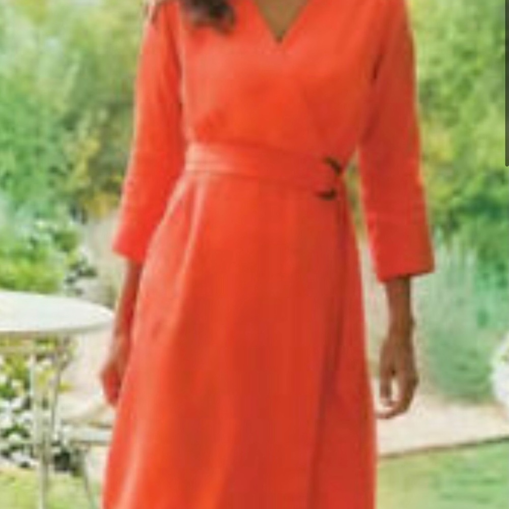 Soft surroundings Traviata Tencel wrap dress